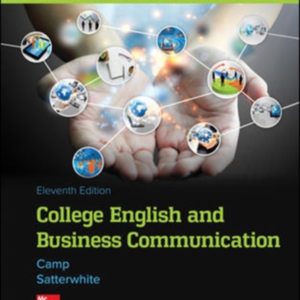 ISE Student Activity Workbook for use with College English and Business Communication