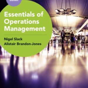 Essentials of Operations Management