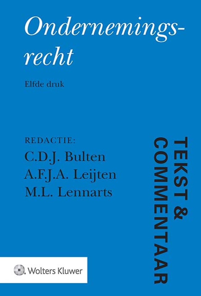 Tekst & Commentaar Ondernemingsrecht