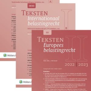 Teksten Internationaal & Europees belastingrecht 2022/2023