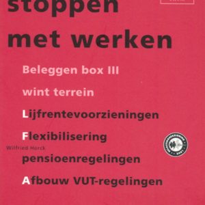 Eerder stoppen met werken