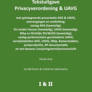 Tekstuitgave Privacyverordening & UAVG