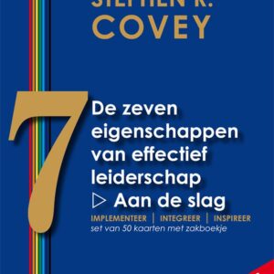 De zeven eigenschappen van effectief leiderschap - Set van 50 kaarten met zakboekje