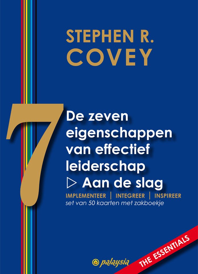De zeven eigenschappen van effectief leiderschap - Set van 50 kaarten met zakboekje